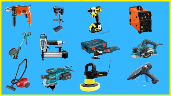 different power tools